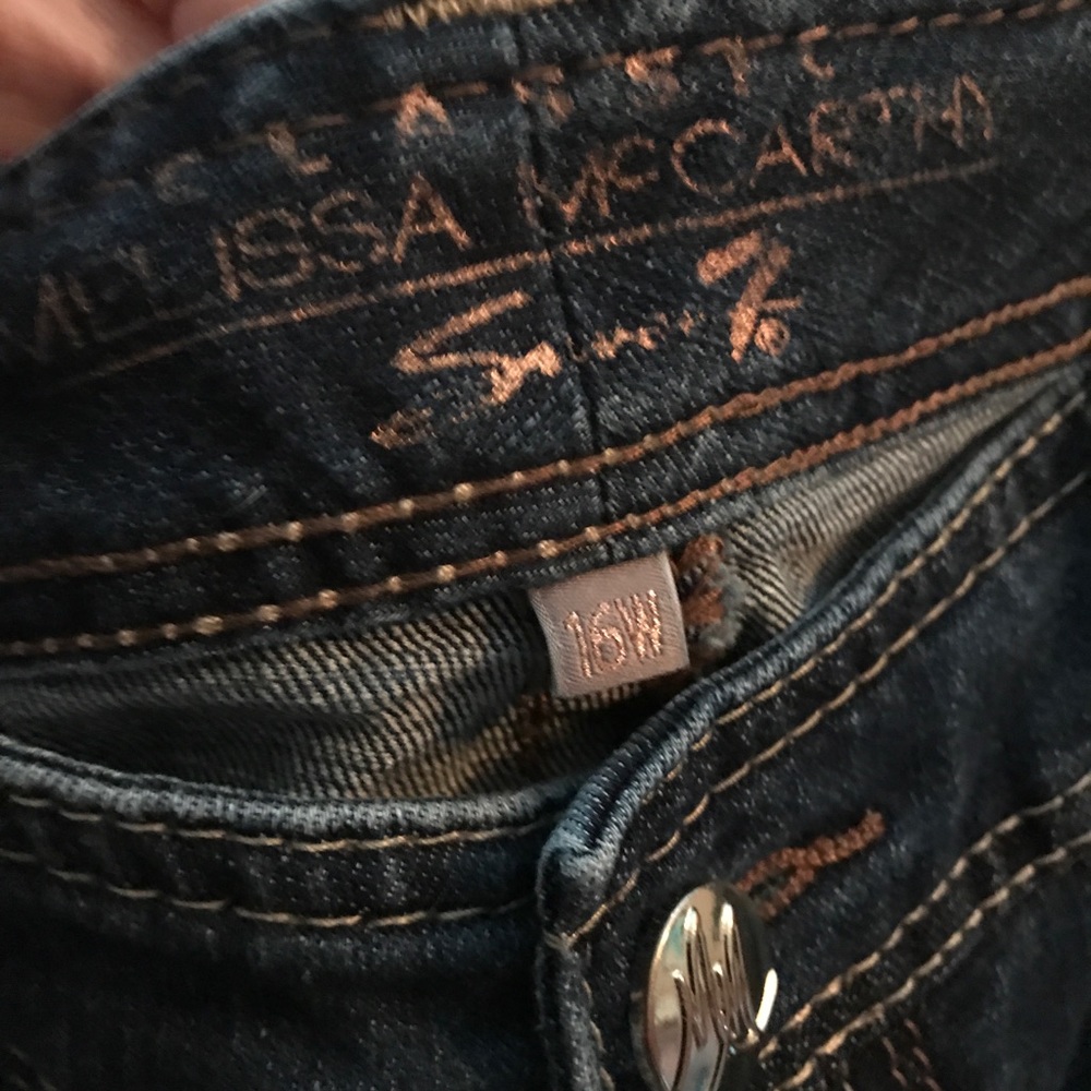 Melissa McCarthy seven seven jeans.  Gently worn